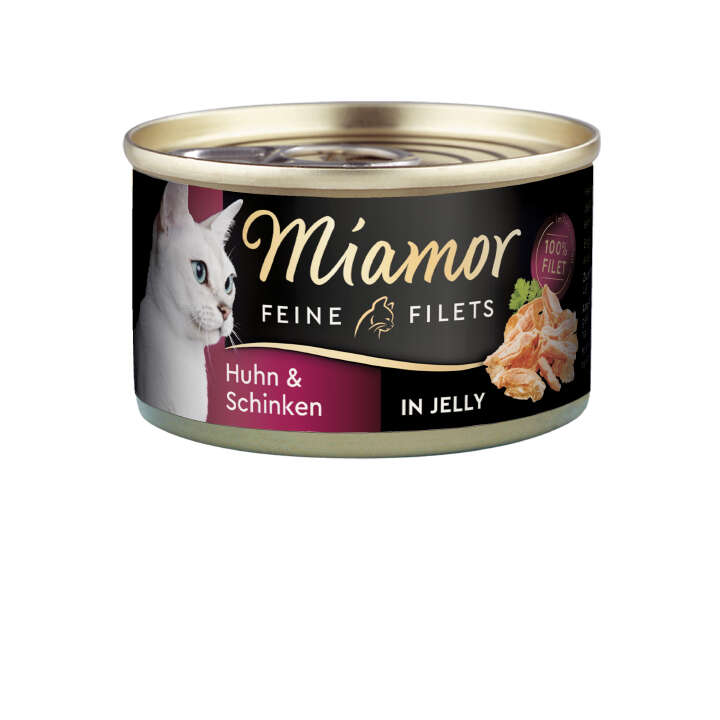 Miamor Katzen-Nassfutter Feine Filets mit Huhn & Schinken